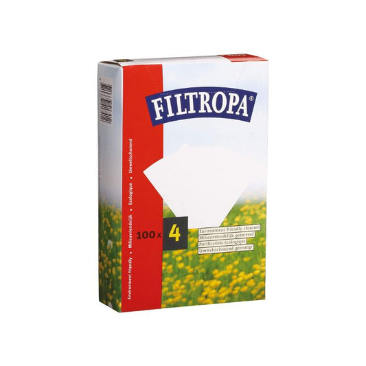 Filtropa Filter Papers #4 - 100 Pack